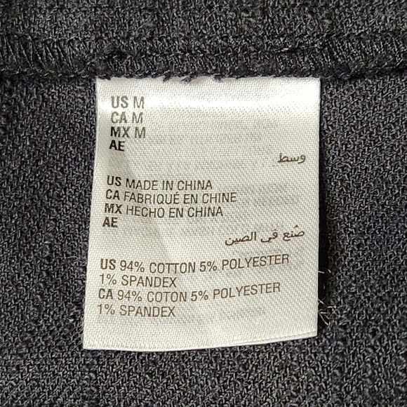 Women's Blazer Cotton collared Black Size M  INTERNATIONAL CONCEPTS NWOT - Picture 12 of 17